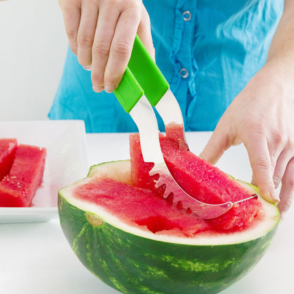 Wassermelonenschneider Wasslon InnovaGoods grün Edelstahl (Restauriert A)