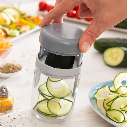 Gemüse -Spiralschneider und -Reibe mit Rezepten Vigizer InnovaGoods (Restauriert A)