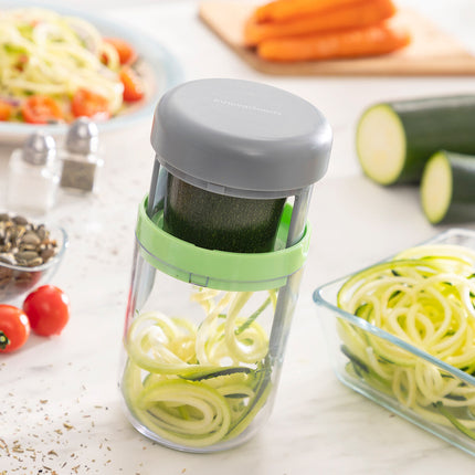 Gemüse -Spiralschneider und -Reibe mit Rezepten Vigizer InnovaGoods (Restauriert A)