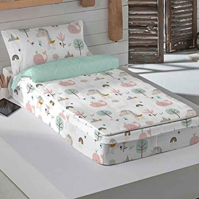 Bettbezug ohne Füllung. Rainbowland Haciendo el Indio (90 x 190 cm) (Einzelmatratze)